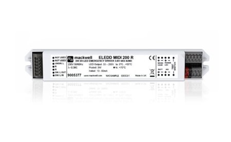 MIDI 200 Compact Emergency LED Driver