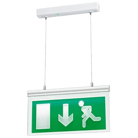 Mizzen Wire Suspended LED Exit Sign