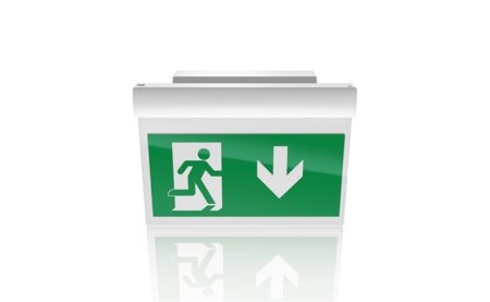 EXD Wall Mounted Architectural Wall Mounted LED exit sign